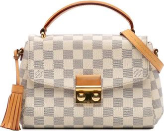 Louis Vuitton Pre-owned Handbags, female, White, Size: ONE SIZE Pre-owned Leather Top Handle Bag