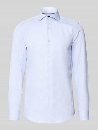 HUGO BOSS Slim Fit Businesshemd aus reiner Baumwolle Modell H-HANK-Sp-B1 in Blau, Gr&ouml;&szlig;e 38