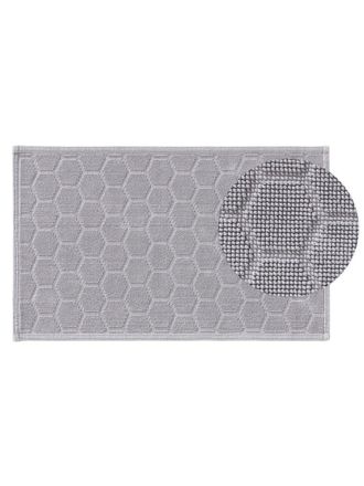 benuta Alfombrilla de ba&ntilde;o gris 50x80
