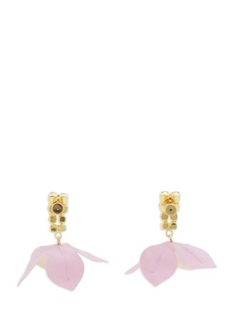 Marni Crystal-Embellished Flower Drop Earrings - Multicolor