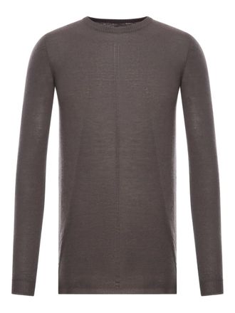 Rick Owens Biker Level sweater - men - Cashmere - M - Brown