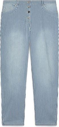 Fiorella Rubino Straight Jeans - Dames - Vrijetijds broeken - Blauw - XL - Katoen - Broeken
