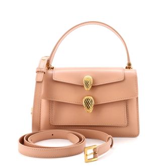 Bulgari Alexander Wang Serpenti Forever Top Handle Shoulder Bag Leather Small