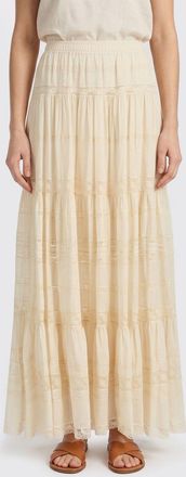 Ermanno Scervino Gonna in cotone con balza Ermanno Scervino