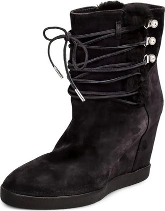 Le Silla Su&egrave;de enkellaarzen - Grijs