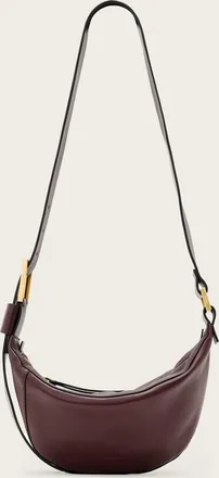 AllSaints Luna Slouchy Leather Crossbody Bag