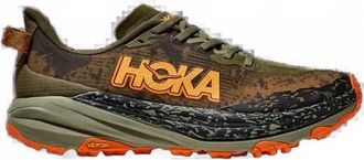 Hoka One One Mens Speedgoat 6 Shoe In Antique Olive/squash