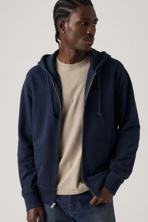 Levi's New Original Zip Up Hoodie - Hombre - 2XL - Blue / Navy Blazer
