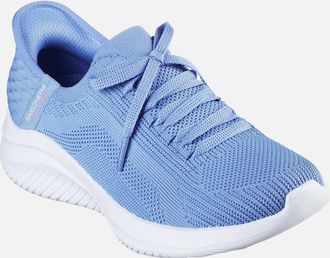 Skechers Womens Skechers Womens Ultra Flex 3.0 Brilliant Path 149710-PERI Periwinkle Slip On Shoes - Blue - Size: 4