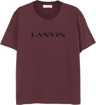 Lanvin Deep Purple Crew Neck T-Shirt