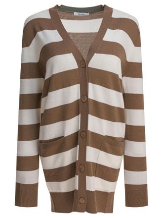 Max Mara Bruine Wol Breigoed