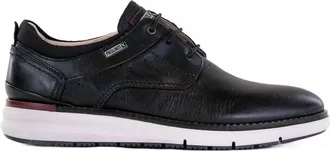 Pikolinos Mens Manacor Plain Toe Lace-Up Shoes In Black