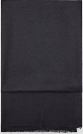 Mango Foulard bordi sfilacciati nero - Donna - Taglia unica - MANGO