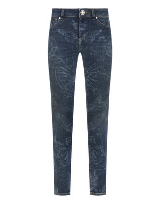 Philipp Plein Jeggings Butterfly Tattoo