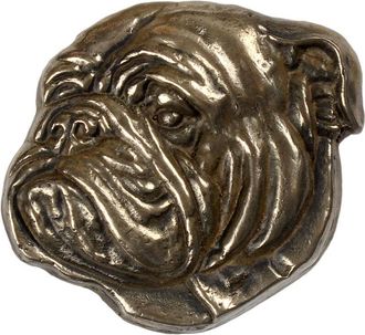 OEM Bulldog - Una Placa Conmemorativa Con Un Perro, Un Agradecimiento Personalizado, Un Premio, Un Diploma Con Dedicatoria De La Marca Art-dog