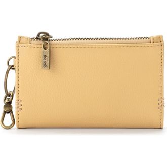 The Sak Encino Leather Card Wallet in Buttercup at Nordstrom