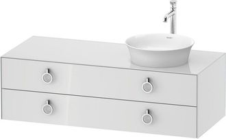 Duravit Duravit - Tulip Blanco, Mueble De Ba&ntilde;o Colgado En La Pared, Ancho