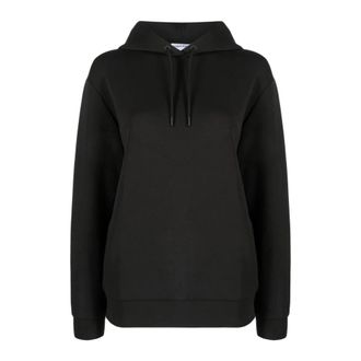 Calvin Klein Minimal Logo Scuba Hoodie - Dames - Hoodies - Zwart - 2XS - Katoen - Hoodies & sweatvesten