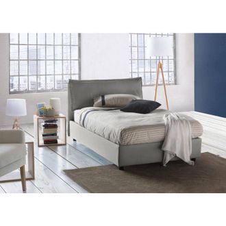 Talamo Italia Talamo Italia Letto piazza e mezza Claudia, Letto contenitore con rivestimento in tessuto, 100% Made in Italy, Apertura frontale, adatto per
