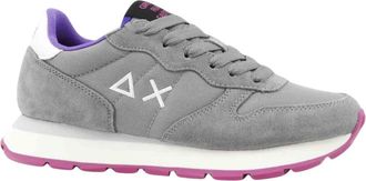 Sun 68 Ally Solid Sneaker - Dames - Sneakers - Grijs - 36 EU - Leer - Schoenen