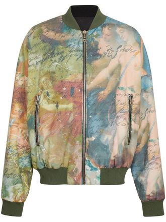 Balmain Omkeerbaar bomberjack - Groen