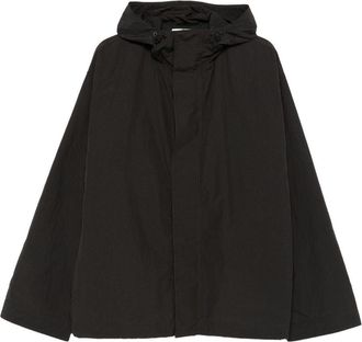 STUDIO NICHOLSON Hooded Windbreaker Jacket - Mens - Cotton/Nylon/Polyester/Elastane