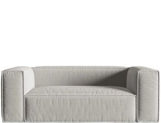 MICADONI Modulares 2-Sitzer Design Sofa Nuria - Strukturstoff