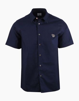 Paul Smith Mens PAUL SMITH CASUAL FIT SHIRT NAVY - Size: 40