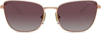 Vogue Eyewear Zonnebril met cat-eye montuur - Goud