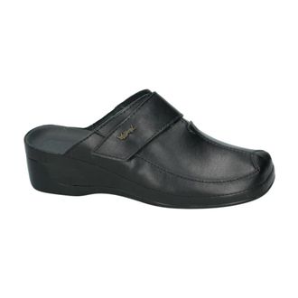 Vital 2810 Tina Muiltje met Hak - Dames - Sleehakken - Zwart - 38 EU - Leer - Schoenen