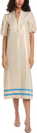 Sail to Sable Sail To Sable Puff Sleeve Linen Midi Tunic