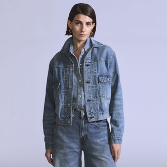 Levi's Type II Trucker Jacket - Womens - XS - Blue