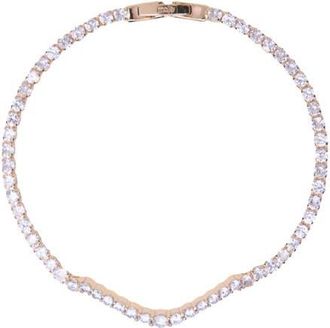 Maje Cascade diamant&eacute; bracelet in Gold at Nordstrom