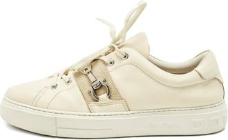 Ferragamo Sneakers con inserti in pelle scamosciata - Toni neutri