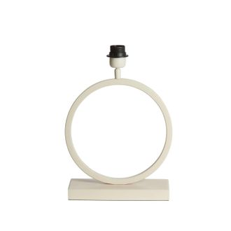 Light & Living L&aacute;mpara De Mesa - Liva - Beige - Metal - - Light&living