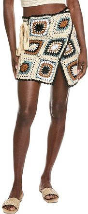 Elan Elan Crochet Wrap Skirt