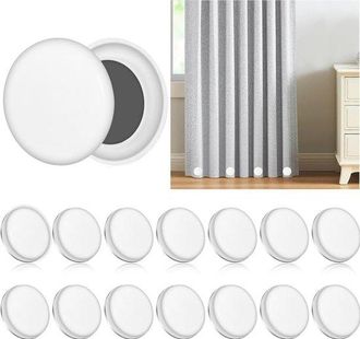 OEM Pesas Magn&eacute;ticas Resistentes Para Cortinas De Ducha Y Manteles - 14 Pares En Color Blanco