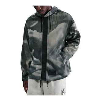 Nike Ghillie All-Over Print Hoodie - male - Nike - Long Sleeve Training Tops - Black - S - Sport