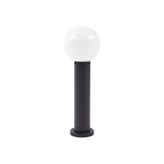 Lindby L&aacute;mpara para exterior de vidrio blanco