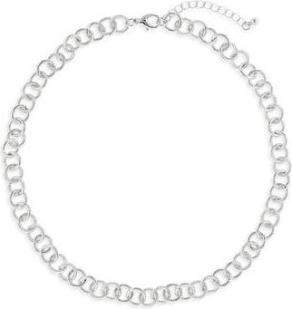 Nordstrom Rack Slinky Rolo Collar Necklace in Silver at Nordstrom Rack