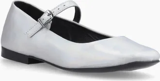 Hush Puppies Womens Pasha Womens Mary Jane Shoes - Silver - Size: 8