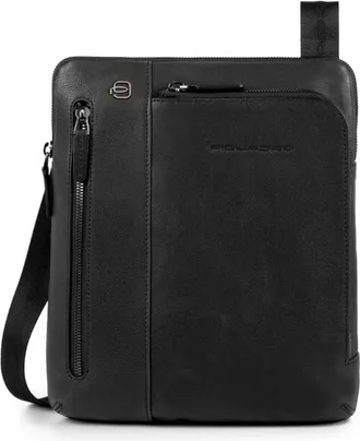 Piquadro Mens crossbody bag - Heren - Schoudertassen - Zwart - ONE Size - Tassen