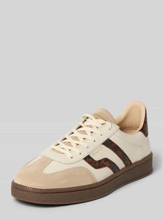 GANT Sneaker aus echtem Leder Modell Cuzima in Offwhite, Gr&ouml;&szlig;e 36