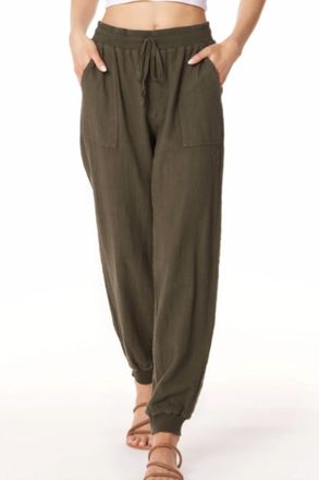 bobi Womens Drawstring Jogger In Troops