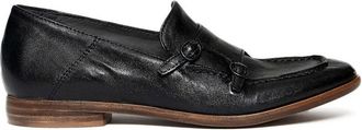 Hundred 100 Black Leather Mocassins