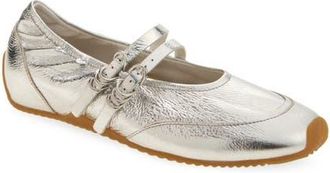 Rag & Bone Emilee Mary Jane Runner in Silvr at Nordstrom, Size 10.5Us