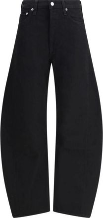 A Gold E Hoge Luna Pieced Jeans in Zwart - Dames - Loose Fit Jeans - Zwart - W28 - Katoen - Jeans