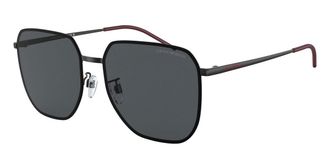 Emporio Armani EA2135D Asian Fit 319187 Mens Sunglasses Black Size 60