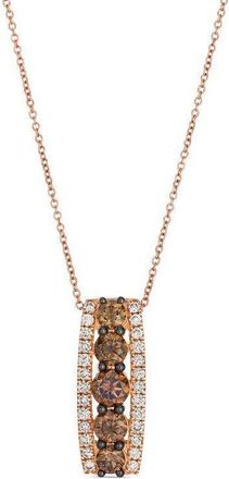 Le Vian Ladies Nude Diamonds Necklaces set in 14K Strawberry Gold TRVI 3