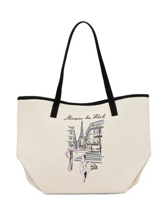 Karl Lagerfeld Borsa tote K/Sketch - Toni neutri